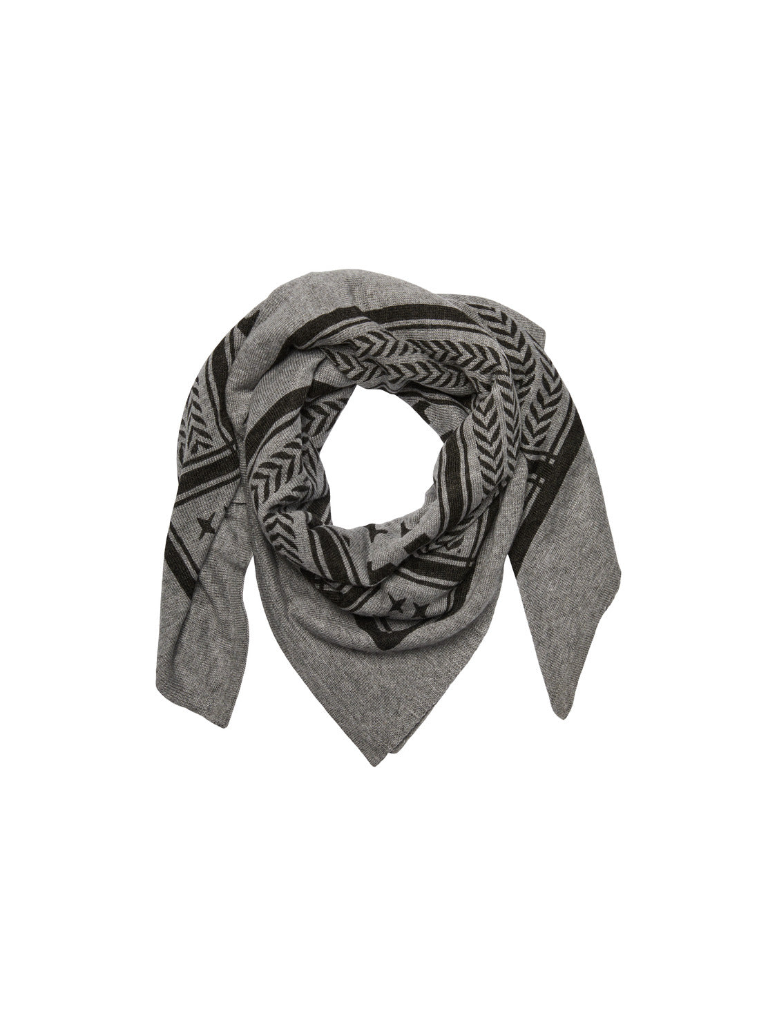 PCNOVIS Scarf - Light Grey Melange